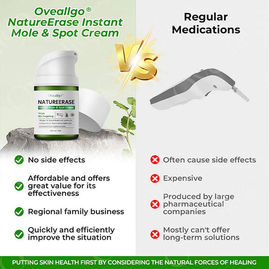 ✅ Official Store: Oveallgo® NatureErase Instant Mole & Spot Cream